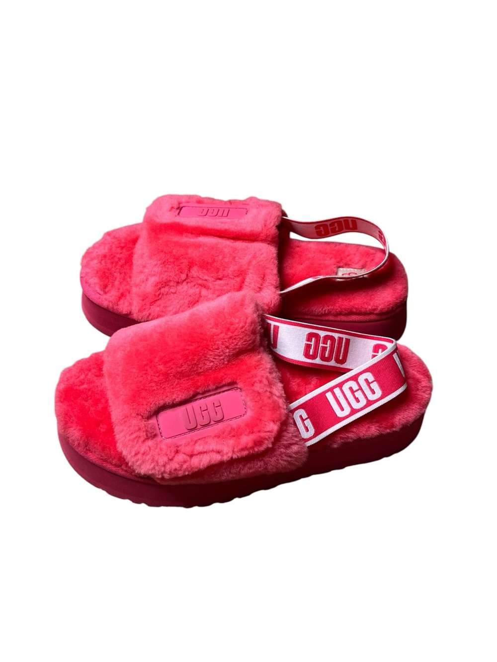 UGG Women's Disco Slide Slipper Hibiscus Pink Sz 9